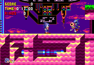 Эми похитил Металликс в Sonic CD