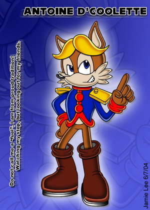 Антуан в стиле Sonic Adventure. Аффтар - Jamie Lee.