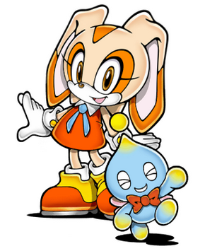 Крим с Чизом в Sonic Advance 2