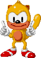 Оригинальный дизайн Рэя в SegaSonic the Hedgehog
