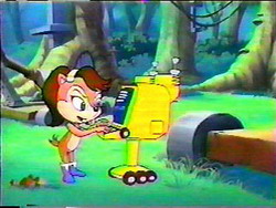 "Розовая" Салли в эпизоде SatAM "Heads or Tails"